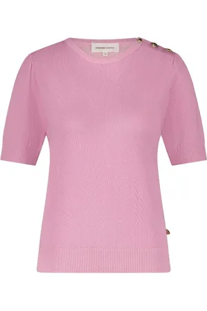 Fabienne Chapot Dames, Truien, Roze, Maat: M Katoen