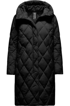 Bomboogie Dames, Mantels, Zwart, Maat: 2XL Nylon