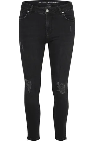My Essential Wardrobe Dames, Jeans, Zwart, Maat: W29