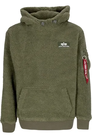 Alpha Industries Heren, Sweatshirts & Hoodies, Groen, Maat: S