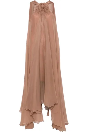 BLUMARINE Dames, Jurken, Bruin, Maat: 2XS