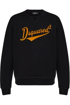 Dsquared2 Heren, Sweatshirts & Hoodies, Zwart, Maat: XL Velours