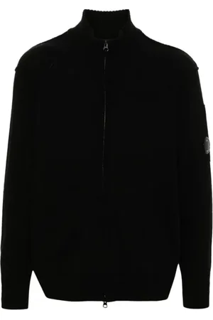 C.P. Company Heren, Truien, Zwart, Maat: XL Wol