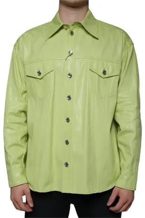 Dolce & Gabbana Heren, Overhemden, Groen, Maat: M Katoen