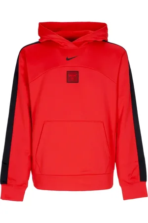 Nike Heren, Sweatshirts & Hoodies, Rood, Maat: 2XL Poliester