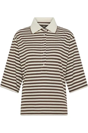 SEVENTY BY SERGIO TEGON Dames, Tops, Bruin, Maat: XL Katoen
