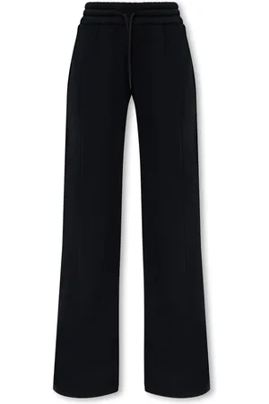 OFF-WHITE Dames, Broeken, Zwart, Maat: XS Katoen