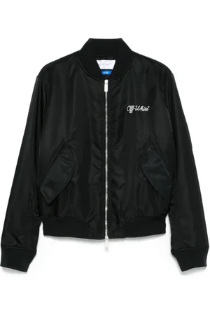 OFF-WHITE Heren, Jassen, Zwart, Maat: L Poliester