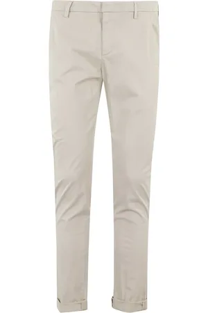 Dondup Heren, Broeken, Bruin, Maat: W32 Gabardine