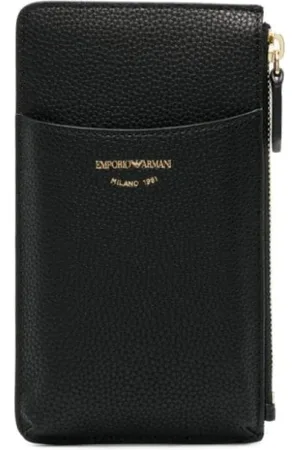 Emporio Armani Dames, Accessoires, Zwart, Maat: ONE Size Leer