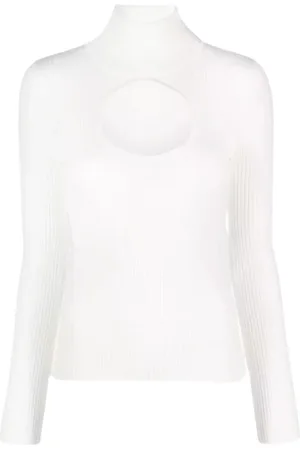 Courrèges Dames, Truien, Wit, Maat: XS Viscose