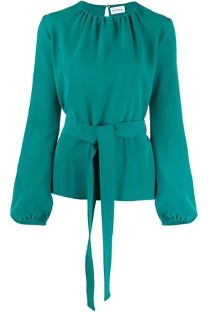 P.A.R.O.S.H. Dames, Blouses & Shirts, Groen, Maat: S