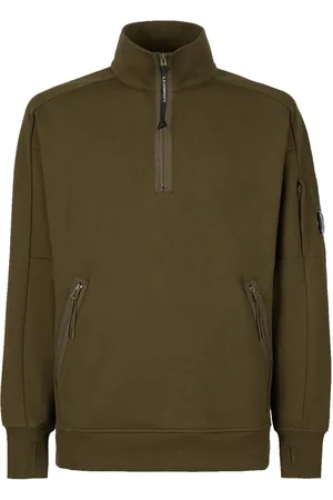 C.P. Company Heren, Truien, Groen, Maat: 2XL Fleece