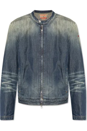 Diesel Heren, Jassen, Blauw, Maat: 3XL Denim
