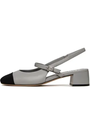 CESARE GASPARI Dames, Schoenen, Grijs, Maat: 37 EU Leer