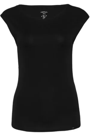 Marc Cain Dames, Tops, Zwart, Maat: M Katoen