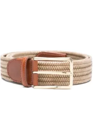 CANALI Heren, Accessoires, , Maat: 100 CM Leer