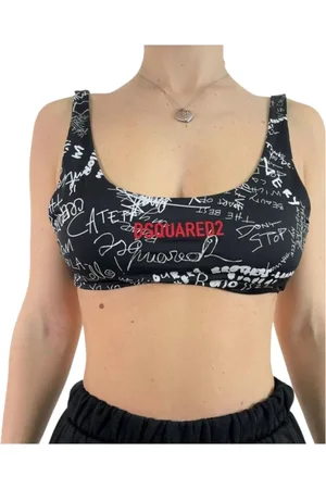 Dsquared2 Dames, Badkleding, Zwart, Maat: M