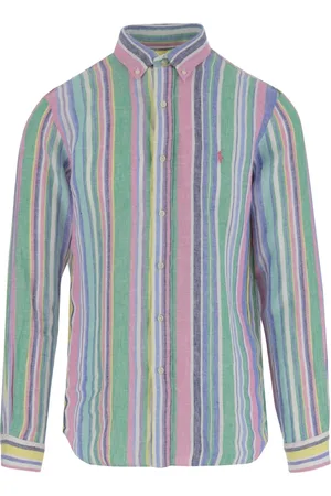 Ralph Lauren Heren, Overhemden, Veelkleurig, Maat: XL Linnen