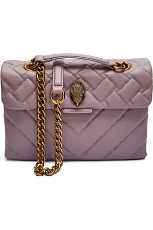 Kurt Geiger Dames, Tassen, Paars, Maat: ONE Size Leer