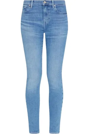 7 for all Mankind Heren, Jeans, Blauw, Maat: W29 Katoen