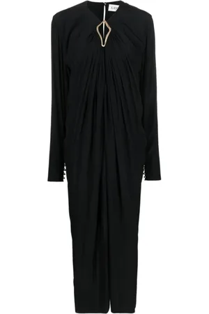 Lanvin Dames, Jurken, Zwart, Maat: M
