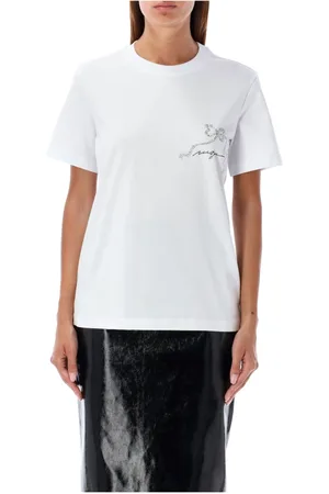 Msgm Dames, Tops, Wit, Maat: L Katoen