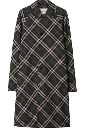 Burberry Heren, Mantels, Zwart, Maat: M Wol