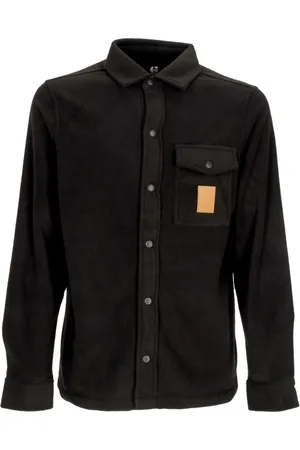 Etnies Heren, Overhemden, Zwart, Maat: S Fleece