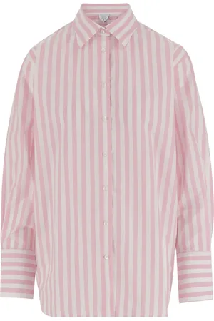 Aspesi Dames, Blouses & Shirts, Roze, Maat: M Katoen