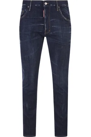 Dsquared2 Heren, Jeans, Blauw, Maat: XL Katoen