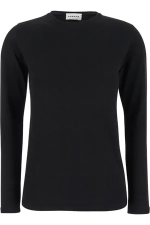 P.A.R.O.S.H. Dames, Tops, Zwart, Maat: L Wol