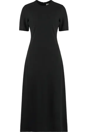 Calvin Klein Dames, Jurken, Zwart, Maat: L Poliester