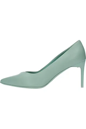 Max Mara Dames, Schoenen, Groen, Maat: 37 EU Leer