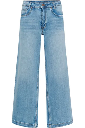 My Essential Wardrobe Dames, Jeans, Blauw, Maat: W25 Katoen