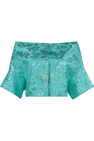 P.A.R.O.S.H. Dames, Blouses & Shirts, Groen, Maat: L Viscose