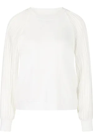 Marc Cain Dames, Blouses & Shirts, Wit, Maat: L