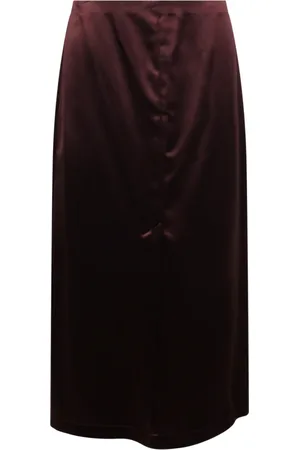 Loulou Studio Dames, Rokken, Rood, Maat: XS Satijn