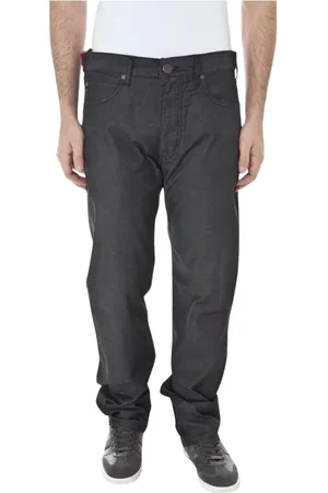 Emporio Armani Heren, Jeans, Blauw, Maat: W36 Katoen