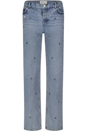 Fabienne Chapot Dames, Jeans, Blauw, Maat: W28 L32 Katoen