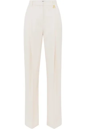 Elisabetta Franchi Dames, Broeken, Geel, Maat: M