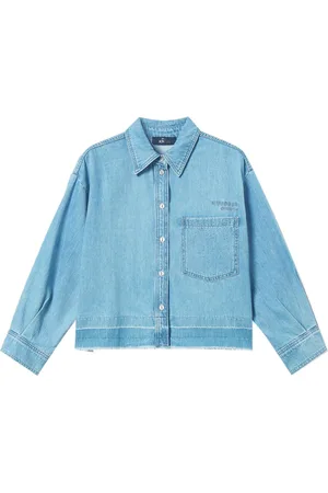 ACTITUDE Dames, Blouses & Shirts, Blauw, Maat: XS Denim