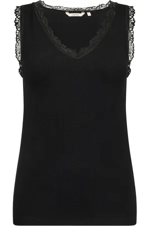 Cream Dames, Tops, Zwart, Maat: M Modal