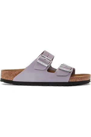 Birkenstock Dames, Schoenen, Paars, Maat: 37 EU Leer