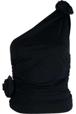 MAGDA BUTRYM Dames, Tops, Zwart, Maat: XS Viscose