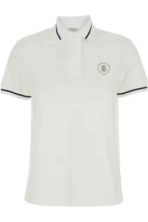 Brunello Cucinelli Dames, Tops, Wit, Maat: S Katoen