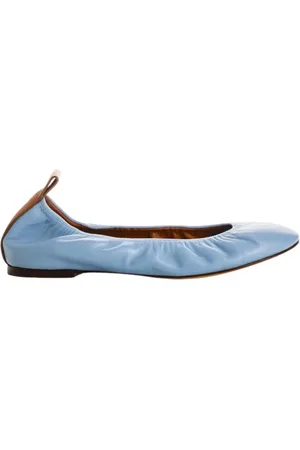 Lanvin Dames, Schoenen, Blauw, Maat: 37 EU Leer