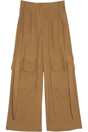 ACTITUDE Dames, Broeken, Bruin, Maat: XS Katoen