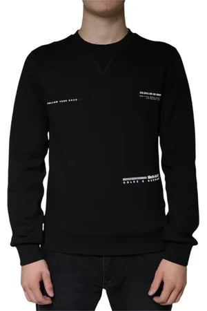 Dolce & Gabbana Heren, Sweatshirts & Hoodies, Zwart, Maat: S Katoen