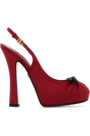 Dolce & Gabbana Dames, Schoenen, Rood, Maat: 37 EU Satijn
